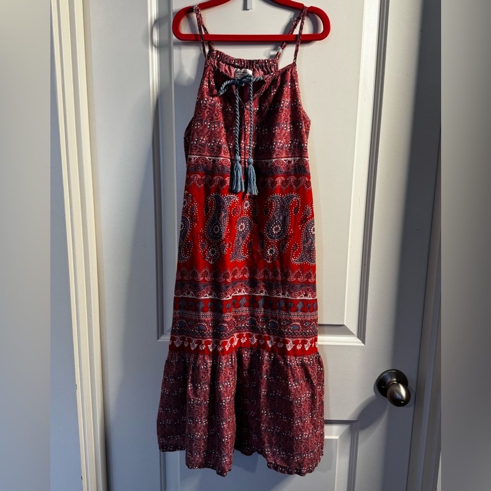 Girls 7/8 Mimi and Maggie bohemian paisley summer dress. Worn once.